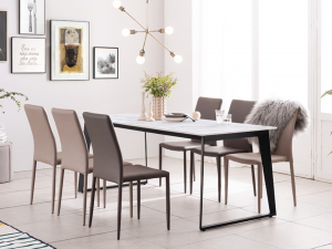 Ceramic Dining Table Set 1800 3D Model