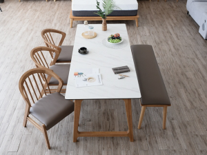 Ceramic dining table set Model 3D