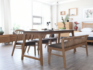 Ceramic dining table set Model 3D