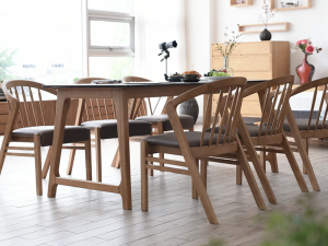 Ceramic dining table set Model 3D
