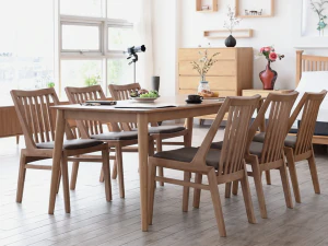 Freesia Dining Table Set 3D Model