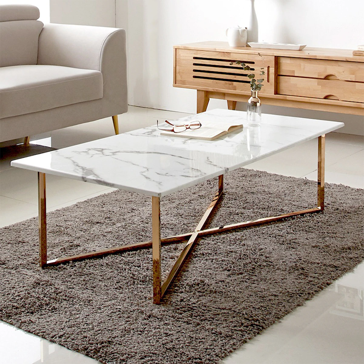 Rotique Marble Sofa Table 3D Model .c4d .max .obj .3ds .fbx .stl .blend 