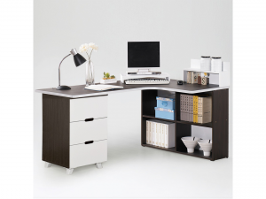 Winnie Corner Desk Drawer Type 3D Model