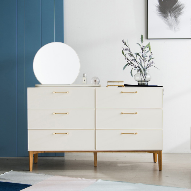 6 Drawer Dressing Table Set Modèle 3D .c4d .max .obj .3ds .fbx .stl .blend 