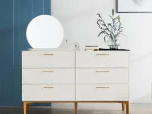 Schminktisch-Set mit 6 Schubladen 3D Modell