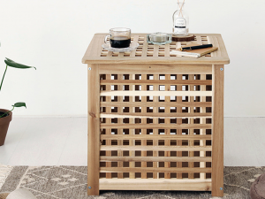 NETUD Wood Storage Table 3D Model