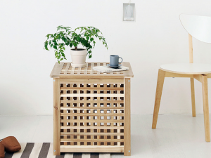 NETUD Wood Storage Table 3D Model