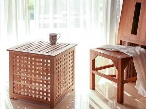 NETUD Wood Storage Table 3D Model