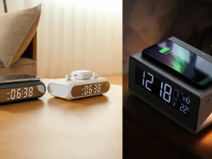 Wireless charging mood light LED table clock 3D Model