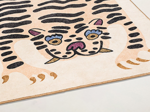 Tibetan tiger animal rug carpet Modello 3D