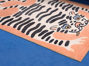 Tibetan tiger animal rug carpet Modello 3D