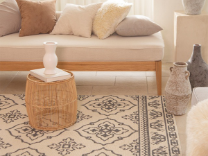 Moroccan sisal rug Model 3D