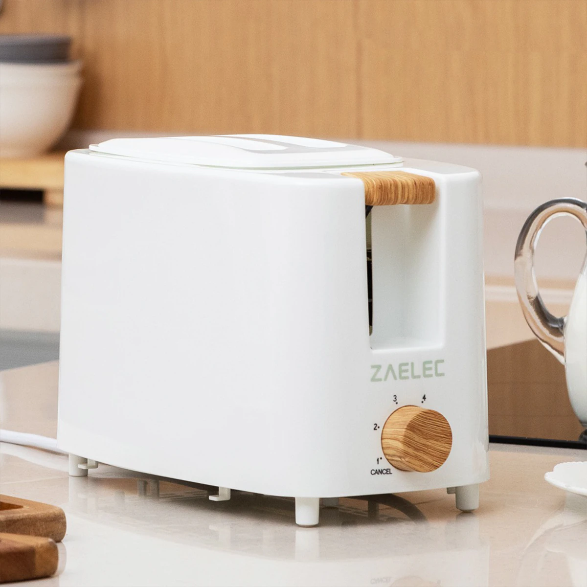 Wood Toaster ZL-2075TS 3D Model .c4d .max .obj .3ds .fbx .stl .blend 