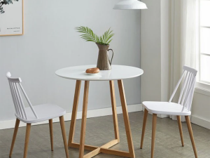 Cafe-style Doris round table 3D Model