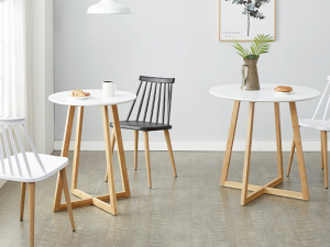 Cafe-style Doris round table 3D Model
