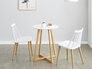 Cafe-style Doris round table 3D Model