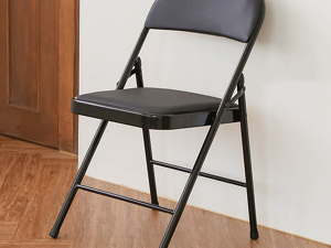Folding Cushion Steel Chair Modelo 3D