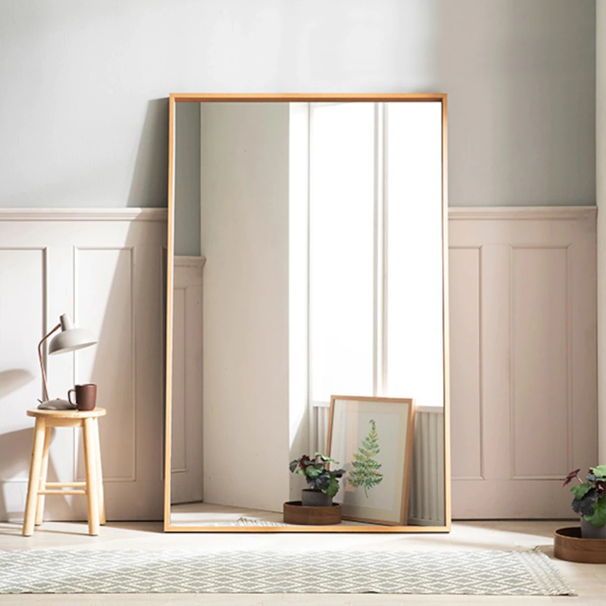 Full body mirror wall 3D Model .c4d .max .obj .3ds .fbx .stl .blend 