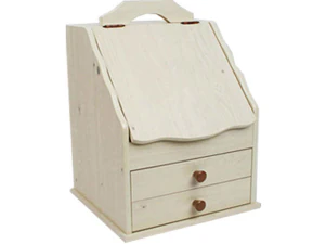 मिनी सीटेड दराज दो ड्रेसिंग टेबल 3D मॉडल