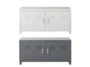 Jack iron double door storage cabinet 3D Model