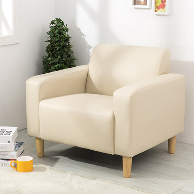 Pico 1 person artificial leather sofa Modello 3D .c4d .max .obj .3ds .fbx .stl .blend 