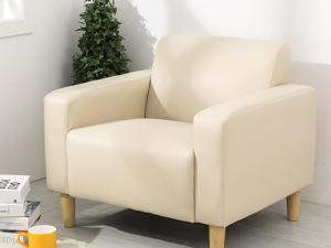 Pico 1 person artificial leather sofa 3D Model
