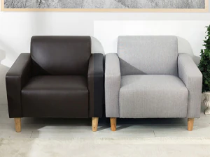 Pico 1 person artificial leather sofa 3D Model