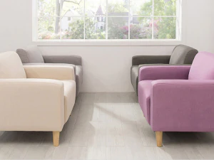 Pico 1 person artificial leather sofa 3D Model