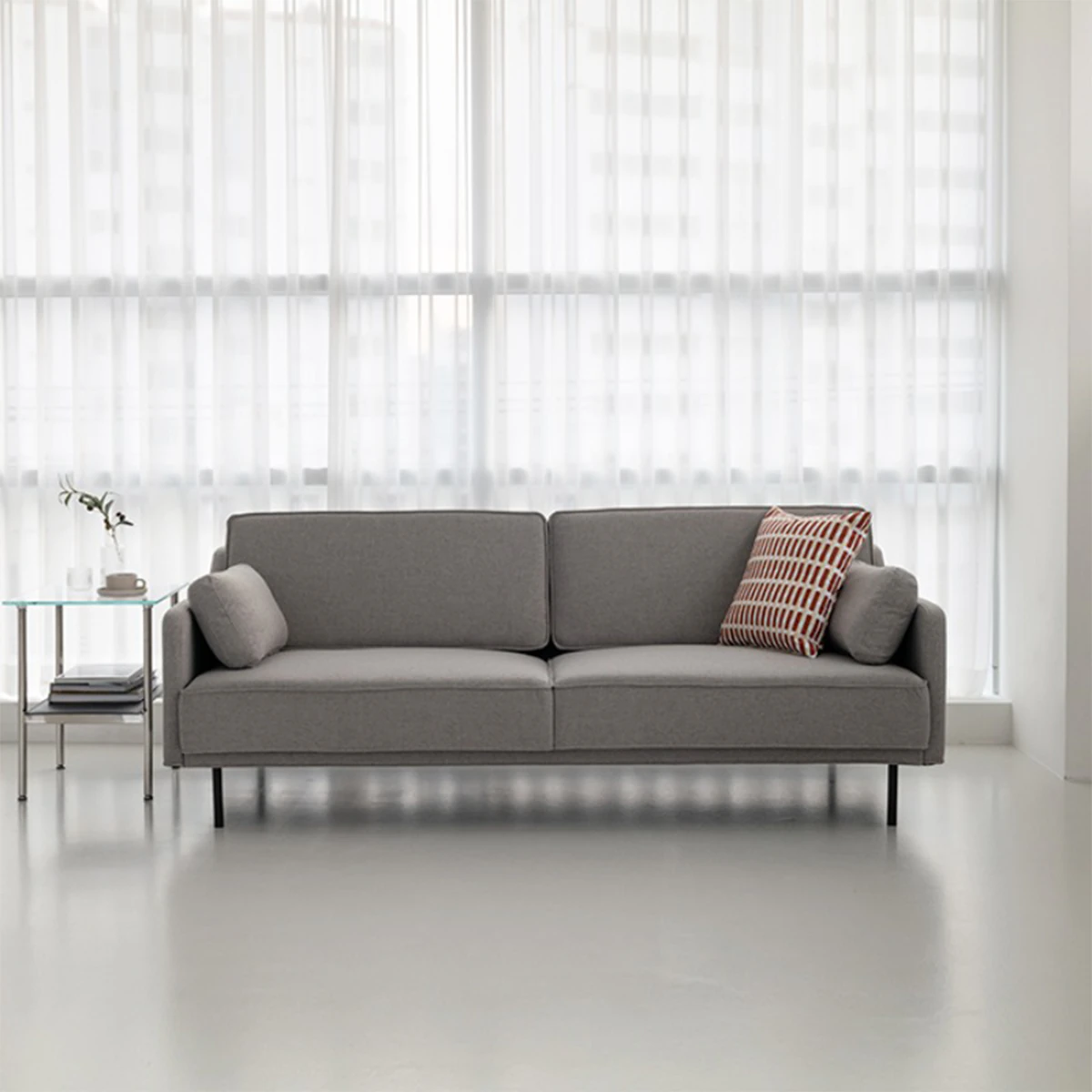 Vibe 3 Seater EasyClean Fabric Sofa 3D Model .c4d .max .obj .3ds .fbx .stl .blend 