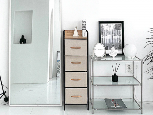 Lemari laci penyimpanan kain perkotaan ramping Model 3D