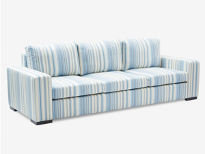 Sofa John 3 seats modern fabric 3D Model