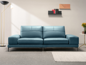 Leather cowhide sofa 3D Model