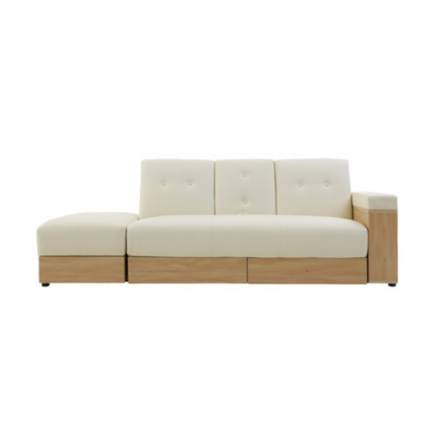 Tiller 3 seater sofa 3Dモデル .c4d .max .obj .3ds .fbx .stl .blend 