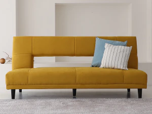 Sof&aacute; de 3 lugares em tecido Muse Modelo 3D