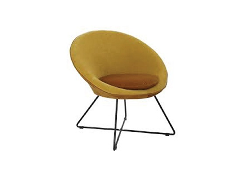 Arm chair Garbo Yellow 3D 模型 .c4d .max .obj .3ds .fbx .stl .blend