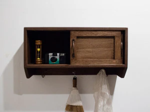 Lyra sliding cabinet Lawang plywood 3D Model