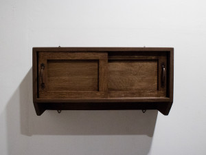 Lyra sliding cabinet Lawang plywood 3D Модель