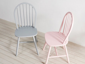 Sweet Wood Cafe Dining Chair 3D Модель