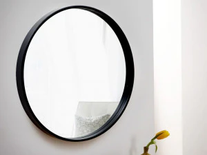 Wood round mirror 3D Model