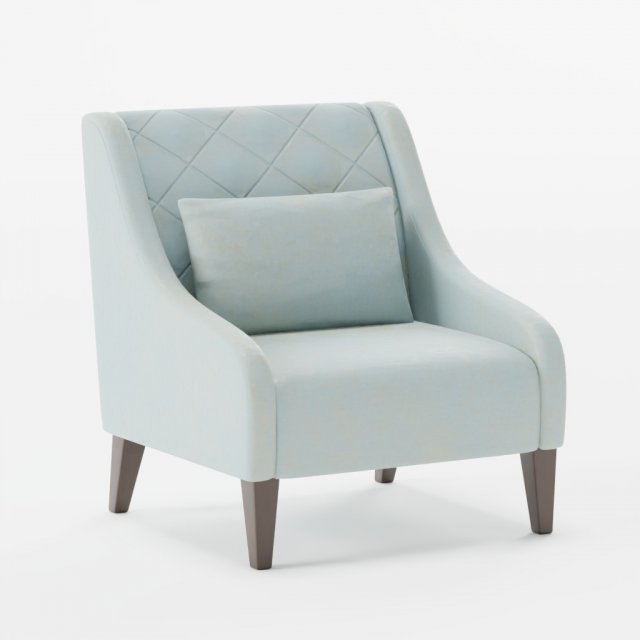 Living Room Sofa 3D Model .c4d .max .obj .3ds .fbx .stl .blend 