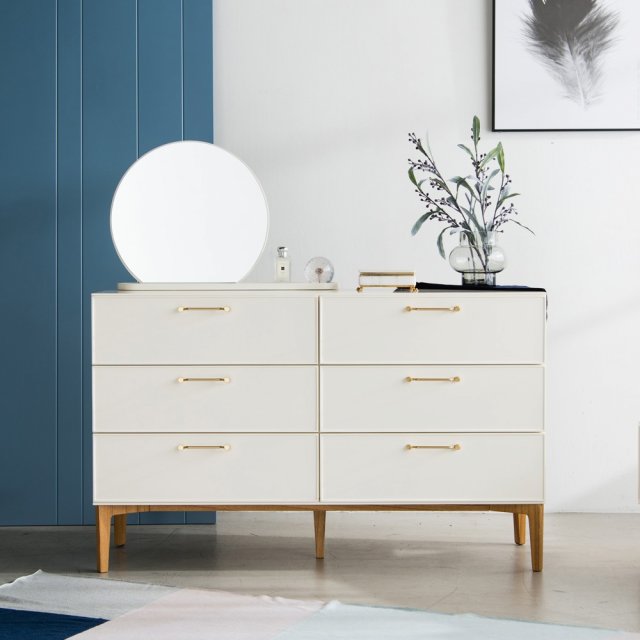 Moi 6 Drawer Dressing Table Set Modelo 3D .c4d .max .obj .3ds .fbx .stl .blend 