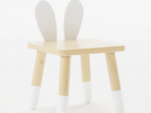 토끼 의자 3D 모델