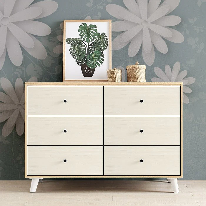 Mori 3-tier 1200 wide chest of drawers series 3D Model .c4d .max .obj .3ds .fbx .stl .blend 