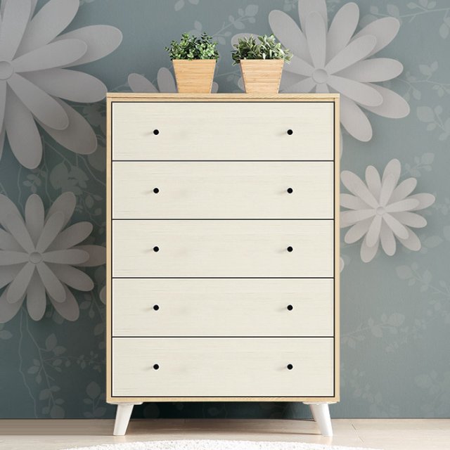 Mori 800 5-tier chest of drawers 3D Model .c4d .max .obj .3ds .fbx .stl .blend