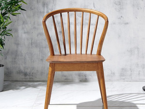 Balcony wooden dining table design chair Modèle 3D