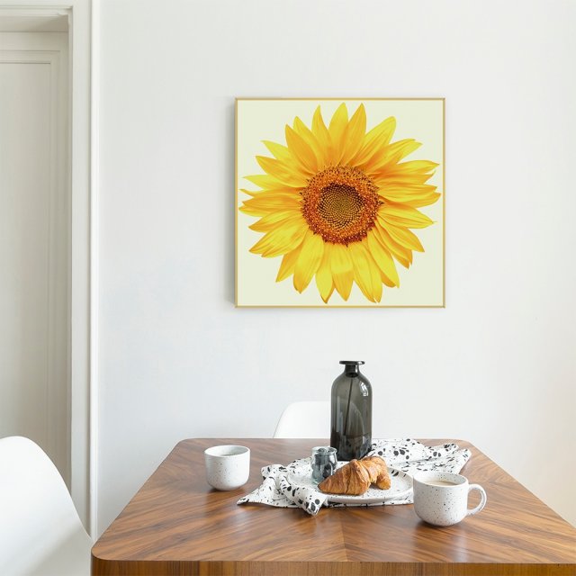 Sunflower Frame Bringing Good Modelo 3D .c4d .max .obj .3ds .fbx .stl .blend 
