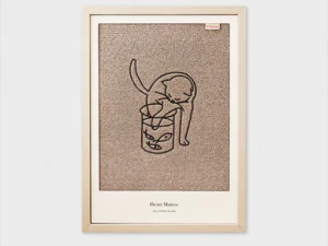 Nova obra-prima de madeira para arranhar gatos Modelo 3D