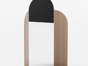 MIRROR l WALNUT Modelo 3D