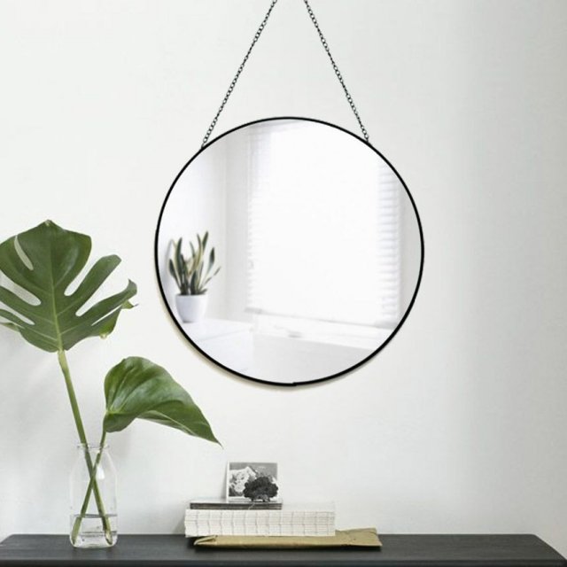 Octagonal strap wall mirror 3D Model .c4d .max .obj .3ds .fbx .stl .blend