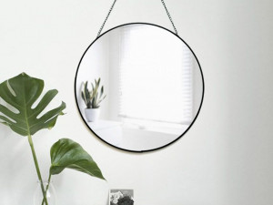 Octagonal strap wall mirror 3D Model